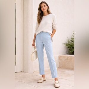 Mango Linen Trousers